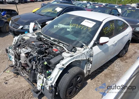 2019 Honda Civic Lx из США, поврежденный, VIN 2HGFC2F64KH542713